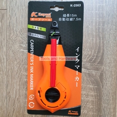 Dụng cụ bật mực K-2563 hãng Kapusi cao cấp chính xác tuyệt đối, Bảo hành 12 tháng, búng mực xây tường