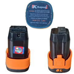 Máy Khoan Pin 16V Kapusi K-6875, K-6874 – Lực Siết 55Nm, Động Cơ Không Chổi Than, Chân Pin Phổ Thông, Bh 12 tháng