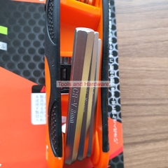 Bộ Lục Giác Gập Hãng Kapusi K-7981 8 Cây 1.5-8mm, Chất liệu thép CR-V6150