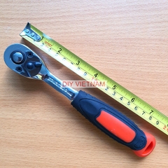 Cần Siết Tự Động KOURITSU 1/2 Inch Cán Cao Su - Tay Vặn Lắc Nhanh Đảo Chiều Cho Đầu Khẩu 1/2 Cho Thợ Sửa Xe