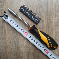 Bộ tua vít đa năng đổi đầu hãng Tolsen 11 và 17 chi tiết  20044, 20045