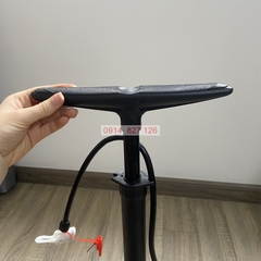 Bơm xe bằng tay có đồng hồ K-3038 Kapusi dây dẫn cao su chất lượng tốt bền bỉ