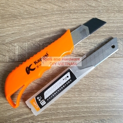 Hộp 10 lưỡi dao rọc giấy thay thế hãng Kapusi Nhật Bản cao cấp, Bảo hành 6 tháng