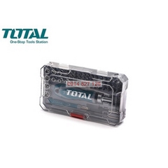 Bộ tua vít đa năng tự động 55 chi tiết TOTAL TACSD30556 gồm tua vít, mũi vít, đầu tuýp