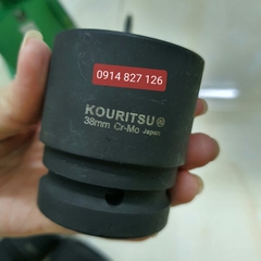 Tuýp 1 inch đen ngắn Kouritsu thép Cr-Mo - Khẩu đen ngắn đầu 1 inch