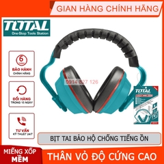 Bịt tai chống ồn TOTAL TSP701 chống ồn miếng bọt xốp mềm, bảo vệ đôi tai khỏi những tiếng ồn