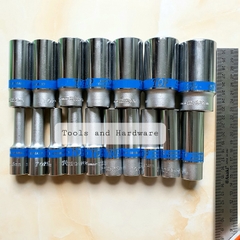 Bộ tuýp mở bulong hệ 1/2 inch gồm 17 cỡ từ 8-32mm, thân tuýp dài 8cm hãng TOP