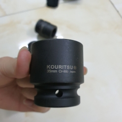 Khẩu vặn ốc 3/4  inch đen ngắn Kouritsu thép CR-Mo (Tuýp 3/4)
