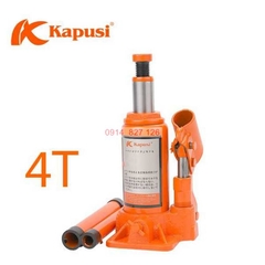 Kích đội thủy lực K-0001, K-0002 cỡ 2-4 tấn KAPUSI, chuyên dùng nâng ô tô có van an toàn