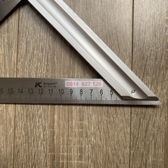 Thước e ke tam giác vuông cân 200mm KAPUSI K-2650