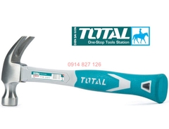 Búa đóng nhổ đinh TOTAL 220g 450g búa cầm tay mini chất liệu thép cr-v siêu cứng