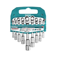 Bộ chìa vặn góc chữ L 9 chi tiết (đồng điếu) Total TLASWT0901 dụng cụ vặn ốc, bu lông
