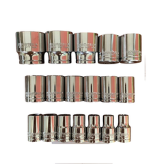 Đầu Tuýp Lục Giác Ngắn 1/2 Inch KOURITSU Hợp kim thép CR-V Mạ Chrome Chống Rỉ Sét Chịu Lực Tốt Bảo Hành 12 Tháng