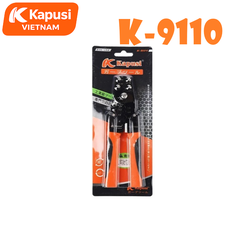 Kìm Ép Cốt Đa Năng Kapusi K-9110 – Bấm Cos AWG 14–28, Tuốt Dây 0.5–10mm, Thép Hợp Kim Cứng, Dài 190mm, Bh 12 tháng
