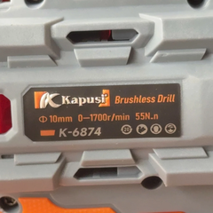 Máy Khoan Pin 16V Kapusi K-6875, K-6874 – Lực Siết 55Nm, Động Cơ Không Chổi Than, Chân Pin Phổ Thông, Bh 12 tháng
