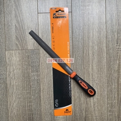 Dũa mài kim loại đa năng tay cầm TPR cao cấp KAPUSI 200mm K-3761 hình tròn, K-3746 bán nguyệt, K-3751 tam giác