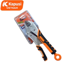 Kìm Chết 10 Inch KAPUSI Có Móc Treo Tăng Lực Độ Mở 65mm Bản Không Tay Bọc K-8262 và Có Tay Bọc K-8264, BH 12 tháng