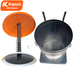 Máy Bơm Mỡ Khí Nén 40L Kapusi K-9091 - Thùng Bơm Mỡ Bằng Hơi Công Nghiệp Thép Dày Sơn Tĩnh Điện Chống Gỉ, BH 12 tháng