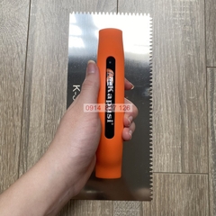 Bàn xoa răng cưa (bay răng cưa) KAPUSI Japan, lưỡi thép cán nhựa cam chắc chắn, Bh 12 tháng  diy-vietnam