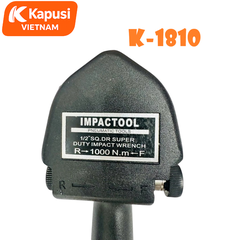 Bộ Súng Mở Bu Lông 12 Chi Tiết 1/2 Inch Kapusi K-1810 - Bộ Tuýp Cần Xiết Súng Mở Tuýp, Súng Bắn Ốc Ô Tô Xe Máy Cao Cấp