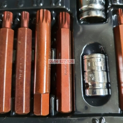 Bộ tuýp lục giác hoa thị 40 chi tiết K-7259  Kapusi, đựng trong hộp thép sơn tĩnh điện