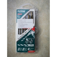 Bộ 6 mũi khoan kim loại TOTAL TACSD0605 có kích thước từ 2-8 mm