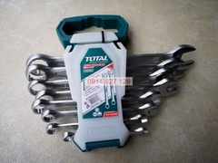 Bộ cờ lê vòng miệng 8 chi tiết TOTAL THT102286-I size 6-19mm, chất liệu Cr-V siêu cứng