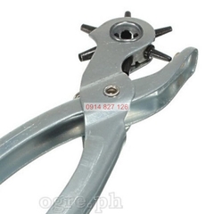 Kìm bấm lỗ TOTAL THT3351 kềm đục lỗ, 0.3kg, hỗ trợ bấm lỗ tròn, lỗ dẹt và lỗ hình oval, bầu dục