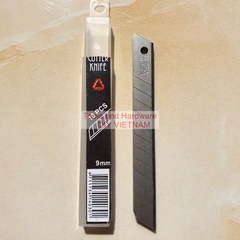 Hộp 10 lưỡi dao rọc giấy mini thay thế hãng SDI Việt Nam cao cấp, Kích cỡ 9mm