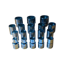 Đầu Tuýp Lục Giác Ngắn 1/2 Inch KOURITSU Hợp kim thép CR-V Mạ Chrome Chống Rỉ Sét Chịu Lực Tốt Bảo Hành 12 Tháng