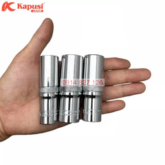 Tuýp khẩu lục giác trắng dài 78mm KAPUSI Nhật Bản hệ 1/2 inch đủ size 8-32mm, thép CR-V