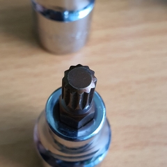 Đầu Tuýp Bông 12 Cánh KOURITSU Thép Cr-V Cứng Cáp - Khắc Chìm Thông Số Đủ Cỡ M5 Đến M14, BH 12 tháng