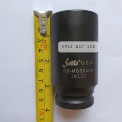 Đầu Khẩu Đen Dài 1/2 Inch KOURITSU Thép Cr-Mo Siêu Cứng - Đầu Tuýp Đen Bắn Súng 1/2 Đủ Cỡ 10-24mm BH 12 Tháng