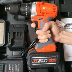 Máy khoan pin có búa không chổi than đầu kẹp 13mm, 21V, K- 6886 hãng Kapusi