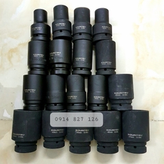 Bộ khẩu 1 inch thân dài hãng Kouritsu thép CR-Mo 18 cỡ từ 21mm - 48mm (Bộ tuýp 1 inch Kouritsu)