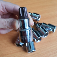 Tuýp đầu sao 6 cánh Nhật Bản hãng Kouritsu 1/2 thép CRV các cỡ từ T20-T60