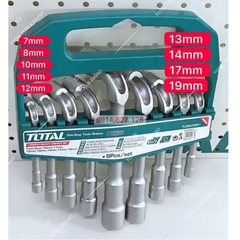 Bộ chìa vặn góc chữ L 9 chi tiết (đồng điếu) Total TLASWT0901 dụng cụ vặn ốc, bu lông