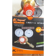 Đồng hồ ga điều áp khí gas và oxy (K-2008 và K-2006) KAPUSI, van giảm áp, áp suất 15Mpa