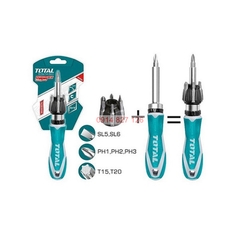 Bộ tua vít đa năng 8 chi tiết TOTAL TACSD30086 chất liệu hợp kim cứng cáp, chịu lực cao