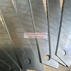 Hộp 10 lưỡi dao rọc giấy thay thế hãng Kapusi Nhật Bản cao cấp, Bảo hành 6 tháng