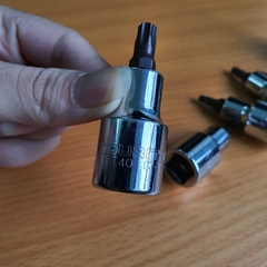 Tuýp đầu sao 6 cánh Nhật Bản hãng Kouritsu 1/2 thép CRV các cỡ từ T20-T60