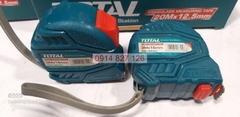 Thước cuộn nên vàng dài 3m, bản rộng 16mm TOTAL TMT126331, co giãn tốt, lò xo đàn hồi