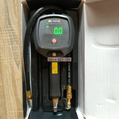 Máy Bơm lốp vỏ xe Ô tô, Xe máy Khí Nén hãng KAPUSI K-1094 có đồng hồ điện tử đo áp suất