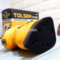 Mày chà nhám tam giác 200W TOLSEN 79561, đế nhám 140x140x90mm, độ nhám cao, cách điện kép