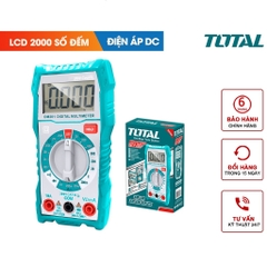 Đồng hồ đo điện vạn năng TOTAL TMT460012 màn hình LCD 2000 số đếm