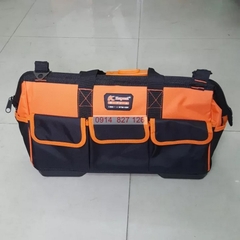Túi đồ nghề KAPUSI Nhật Bản cỡ 38-43-51cm kèm 8 túi phụ, vải dù và đáy nhựa cứng