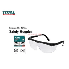 Kính bảo hộ lao động TOTAL TSP301 chống giọt bắn Chất liệu Polycarbonate, nhẹ, hấp thụ tia cực tím