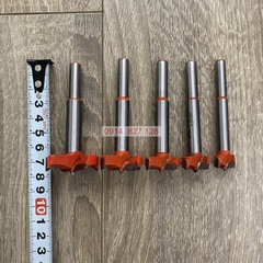 Bộ mũi khoét gỗ KAPUSI 5 chi tiết K-6280, cỡ từ 15-35mm thép carbon cứng và sắc bén
