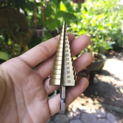Mũi khoan tháp chuôi lục giác NUR cao cấp (tùy chọn kích thước), mui khoan thap, mui khoan khoet lo, Mũi khoan khoét lỗ, Mũi khoan tầng, Mui khoan tang
