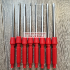 [Ảnh thật] [Chính hãng] Bộ Tua Vít cách điện đa năng 8 đầu vít bake, dẹt, hoa thị các loại, bảo hành 12 tháng